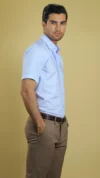 پیراهن آستین کوتاه مردانه 60437 برندس
