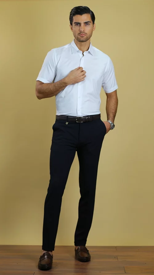 پیراهن آستین کوتاه مردانه 60437 پیراهن آستین کوتاه مردانه 60437
