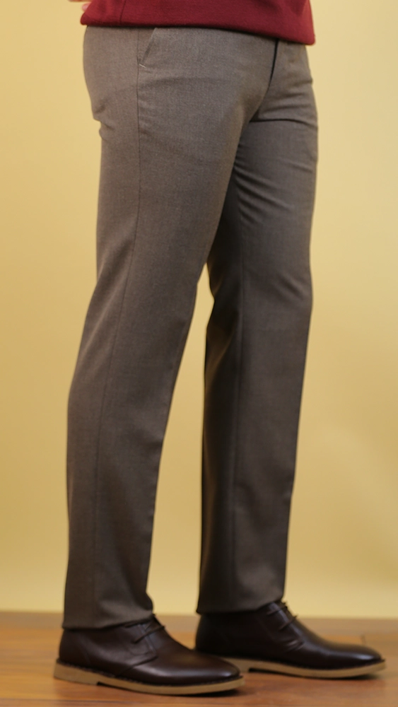 شلوار تک مردانه 50086 برندس قهوه ای روشن (2) شلوار تک مردانه 50086 - Image 1