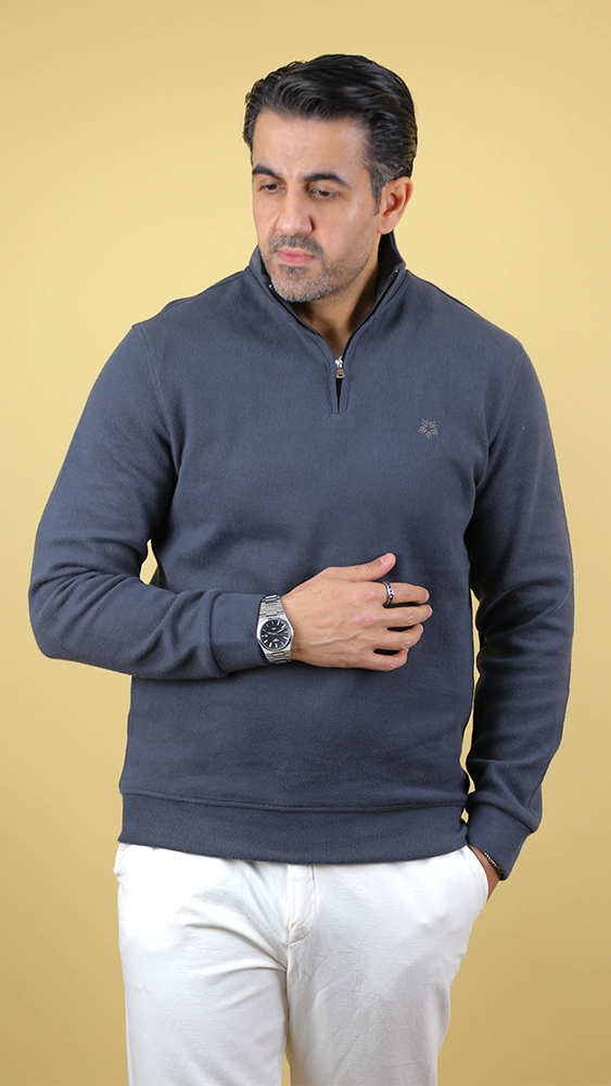 پولوشرت زمستانه مردانه 70094 برندس ذغالی (1) تیشرت زمستانه مردانه 70094 - Image 1