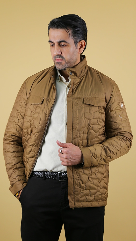 کاپشن مردانه 70045 برندس کرم (1) کاپشن مردانه 70045 - Image 1