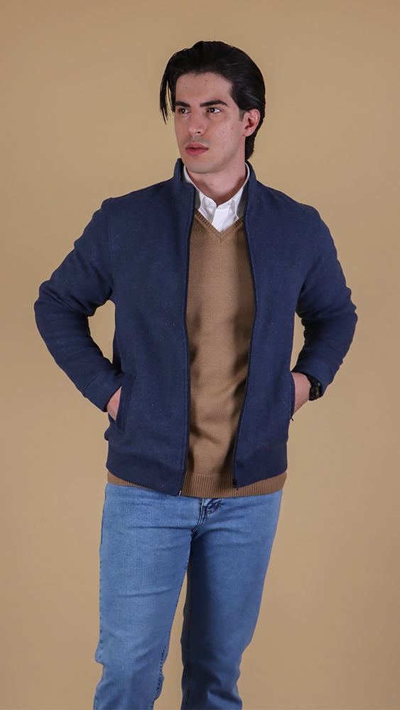 شکت مردانه 10118 برندس آبی نفتی (2) شکت مردانه 10118 - Image 1