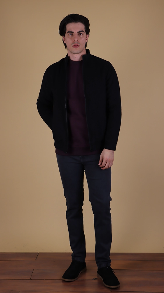 شکت مردانه 10118 برندس ذغالی (1) شکت مردانه 10118 - Image 1