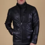 کاپشن چرم مردانه 3326