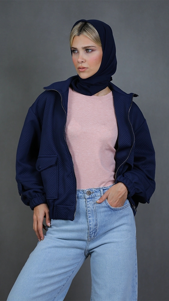 کت زنانه 60169 برندس سورمه ای (6) کت زنانه 60169 - Image 1