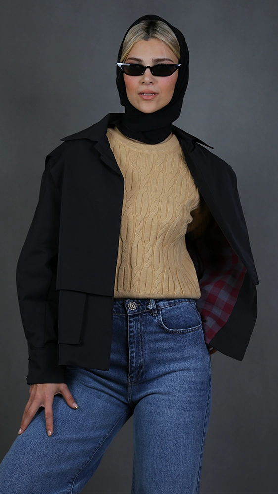 بارانی زنانه 40195 مشکی برندس (5) بارانی زنانه 40195 مشکی برندس (5)