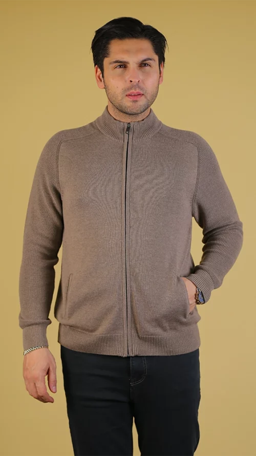 بافت مردانه 00040 قهوه ای برندس (6)