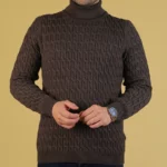 بافت مردانه 10013 قهوه ای برندس (2)