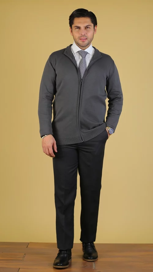 بافت مردانه SH42 طوسی برندس (2)