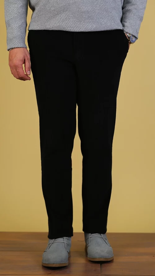 شلوار مخمل مردانه 50100 مشکی برندس (2)