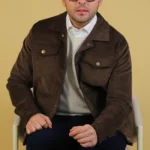 شکت مردانه 80111 قهوه ای برندس (1)