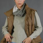 پافر زنانه 4034 قهوه ای برندس (3)