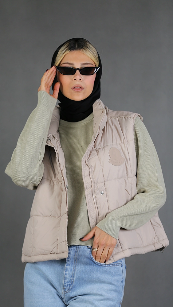 پافر زنانه 4034 کرم برندس (5) پافر زنانه 4034 کرم برندس (5)