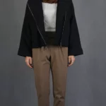 پالتو زنانه 1582 مشکی برندس (2)