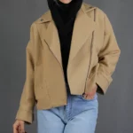 پالتو زنانه 1582 کرم برندس (6)