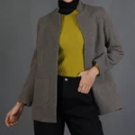 پالتو زنانه H01 کرم برندس (6)