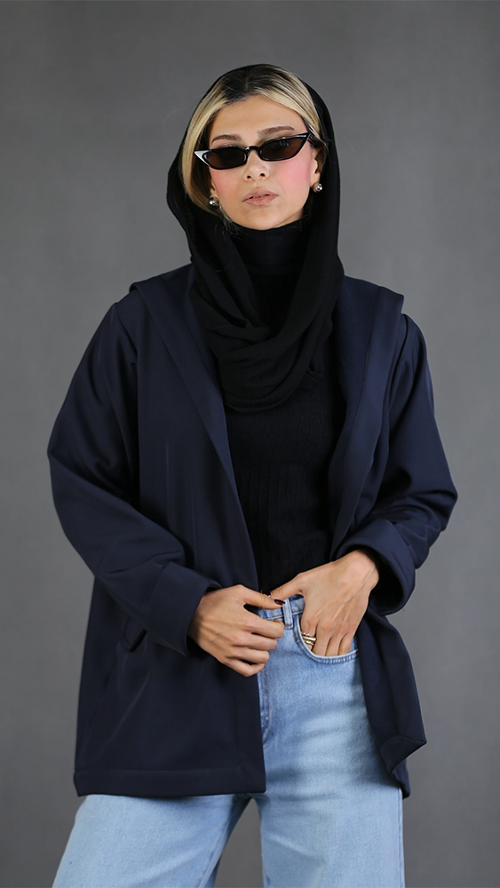 پالتو زنانه H16 سورمه ای برندس (7) پالتو زنانه H16 سورمه ای برندس (7)