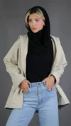 پالتو زنانه H16 کرم برندس (6)