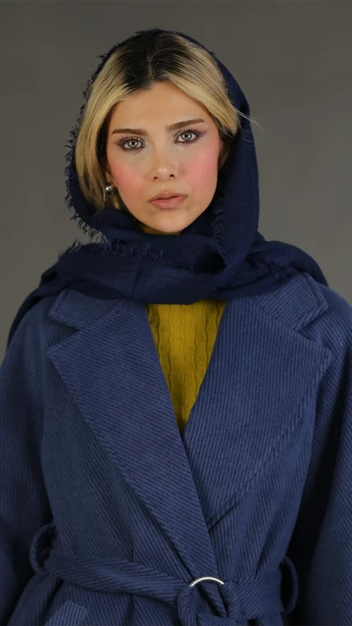 پالتو زنانه H21 سورمه ا ی برندس (4)