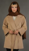 پالتو زنانه H21 قهوه ای برندس (2)