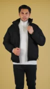 کاپشن مردانه 1028 مشکی برندس (3)