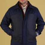 کاپشن مردانه 80119 سورمه ای برندس (3)