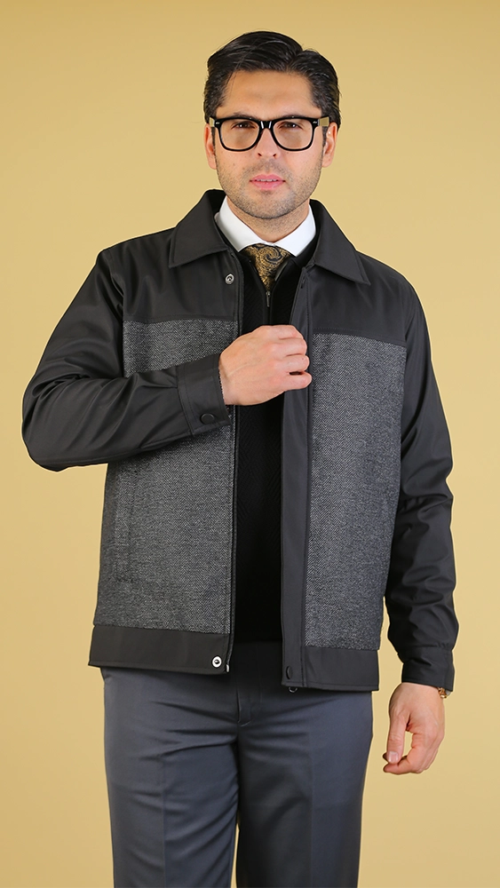 کاپشن مردانه 80119 مشکی برندس (1) کاپشن مردانه 80119 مشکی برندس (1)