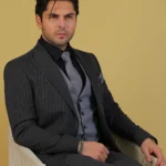 کت و شلوار و ژیله مردانه 256 ذغالی برندس (8)