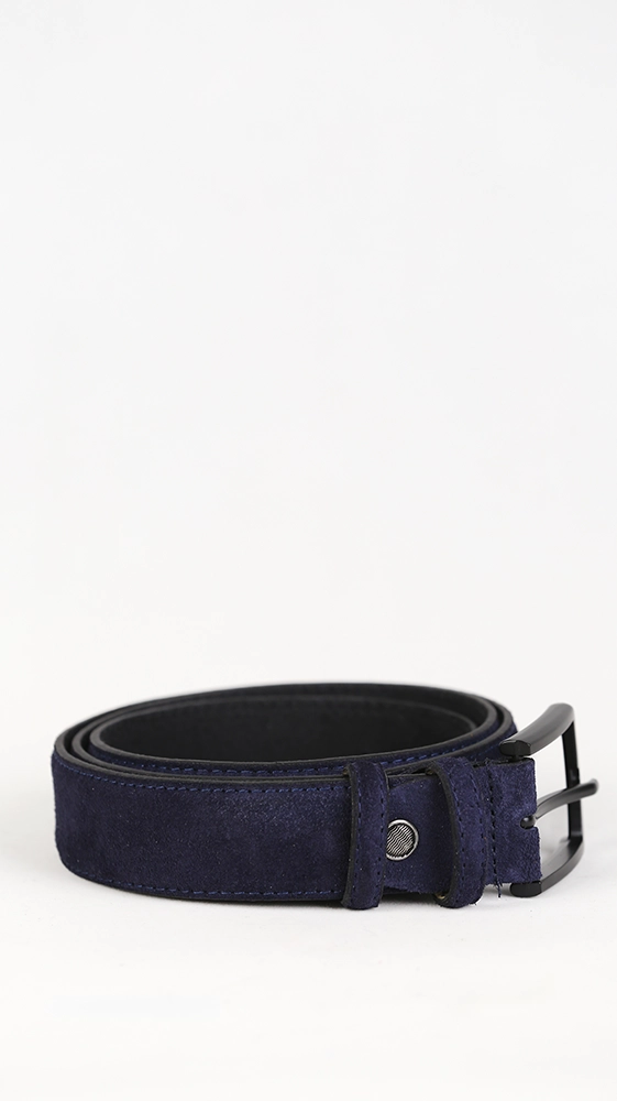 کمربند چرم مردانه 3602 سورمه ای برندس کمربند چرم مردانه 3602 سورمه ای برندس