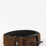 کمربند چرم مردانه 3602 قهوه ای برندس