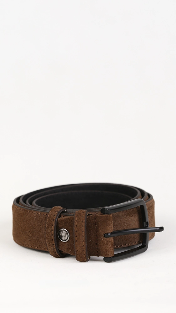 کمربند چرم مردانه 3602 قهوه ای برندس کمربند چرم مردانه 3602 قهوه ای برندس
