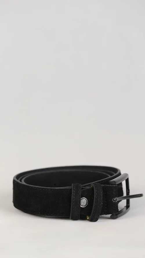 کمربند چرم مردانه 3602 مشکی برندس