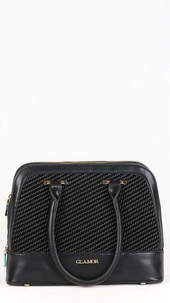 کیف زنانه G2302 مشکی برندس (3) کیف زنانه G2302 مشکی برندس (3)