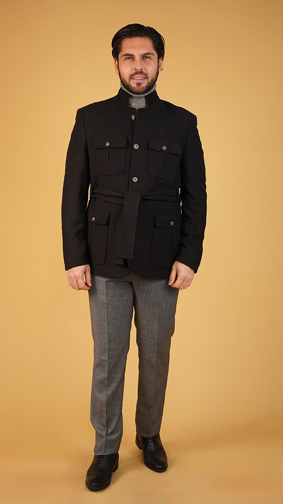 اورکت مردانه 80116 برندس مشکی (5) اورکت مردانه 80116 - Image 1