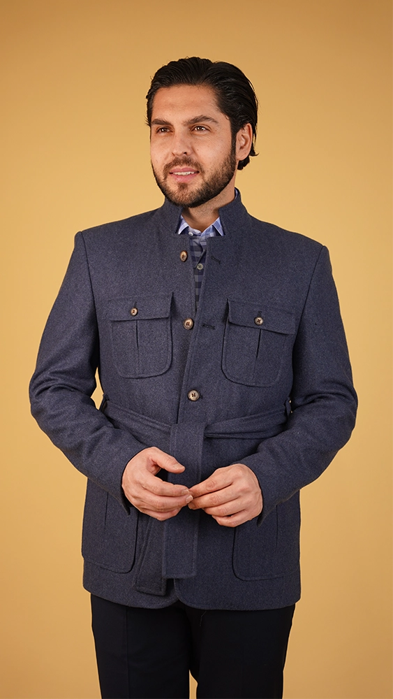 اورکت مردانه 80118 برندس سورمه ای (2) اورکت مردانه 80118 - Image 1