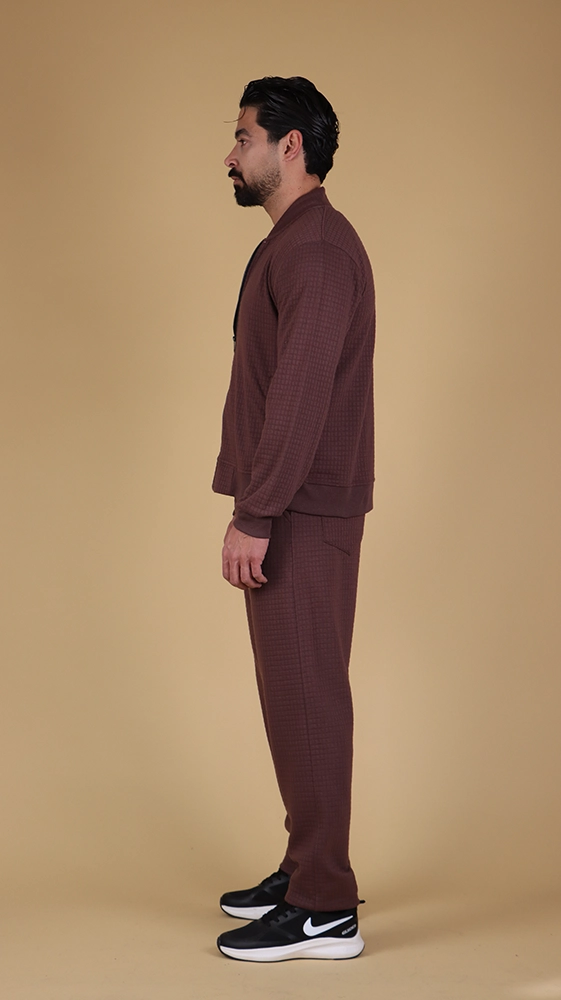 ست ورزشی مردانه 200057 زرشکی برندس (2) ست ورزشی مردانه 200057 - Image 1