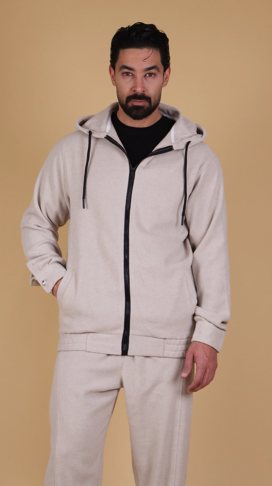 ست ورزشی مردانه 200060 کرم برندس (3) ست ورزشی مردانه 200060 - Image 1