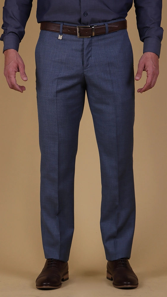 شلوار تک مردانه 50087 ابی نفتی برندس (2) شلوار تک مردانه 50087 - Image 1