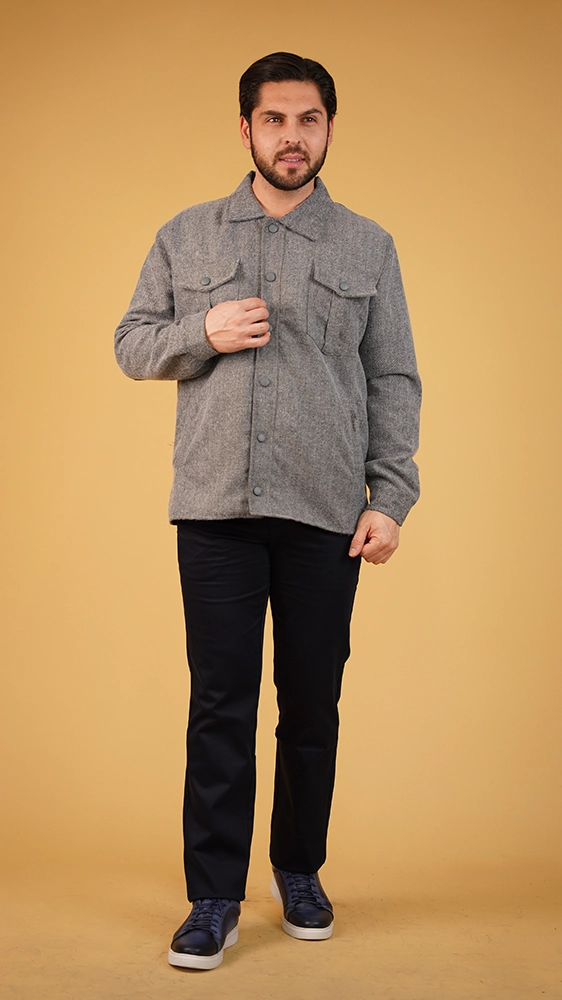 شکت مردانه 80120 برندس طوسی تیره (1) شکت مردانه 80120 - Image 1