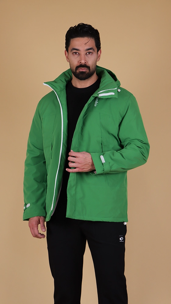 کاپشن ورزشی مردانه 400086 سبز برندس (2) کاپشن ورزشی مردانه 400086 - Image 1